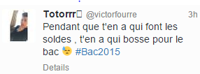 Best of des tweets bac 2015